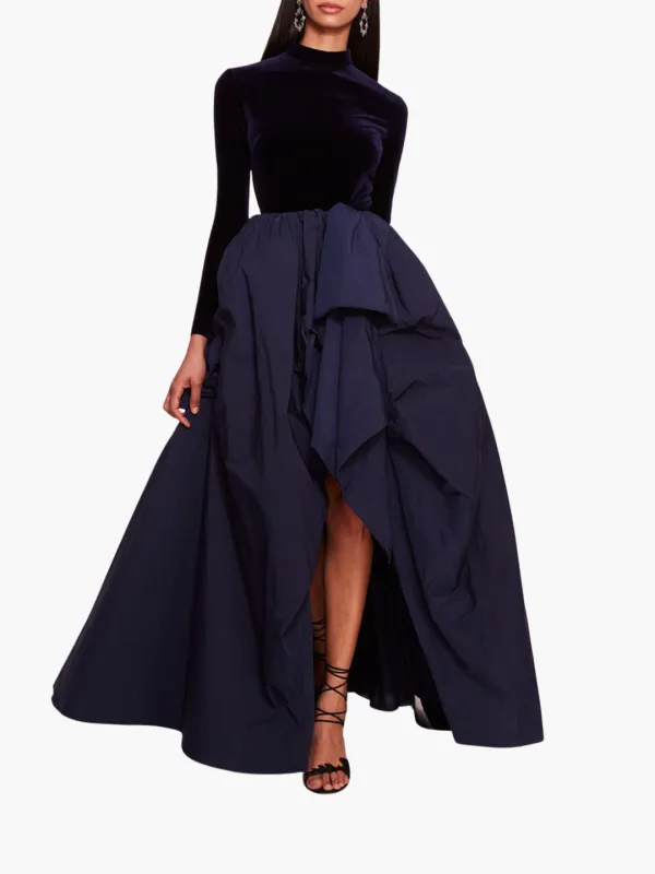 Velvet Taffeta Gown made by Marchesa