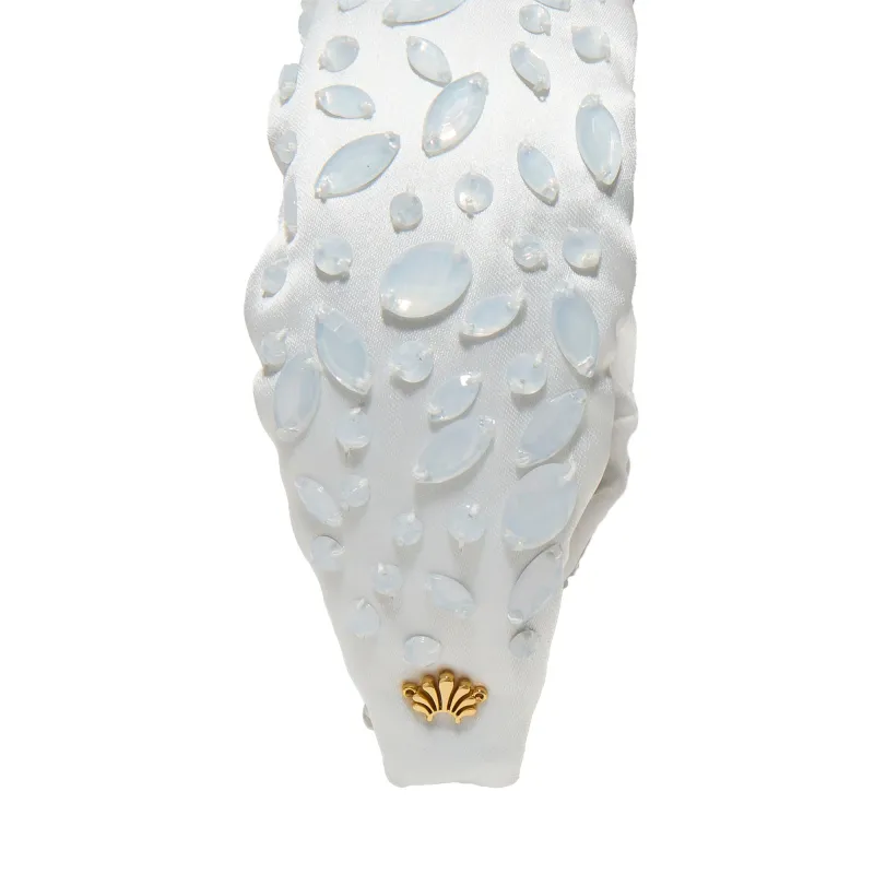 IVORY MARCHESA NOTTE BRIDAL X KNOTTED HEADBAND made by Lele Sadoughi
