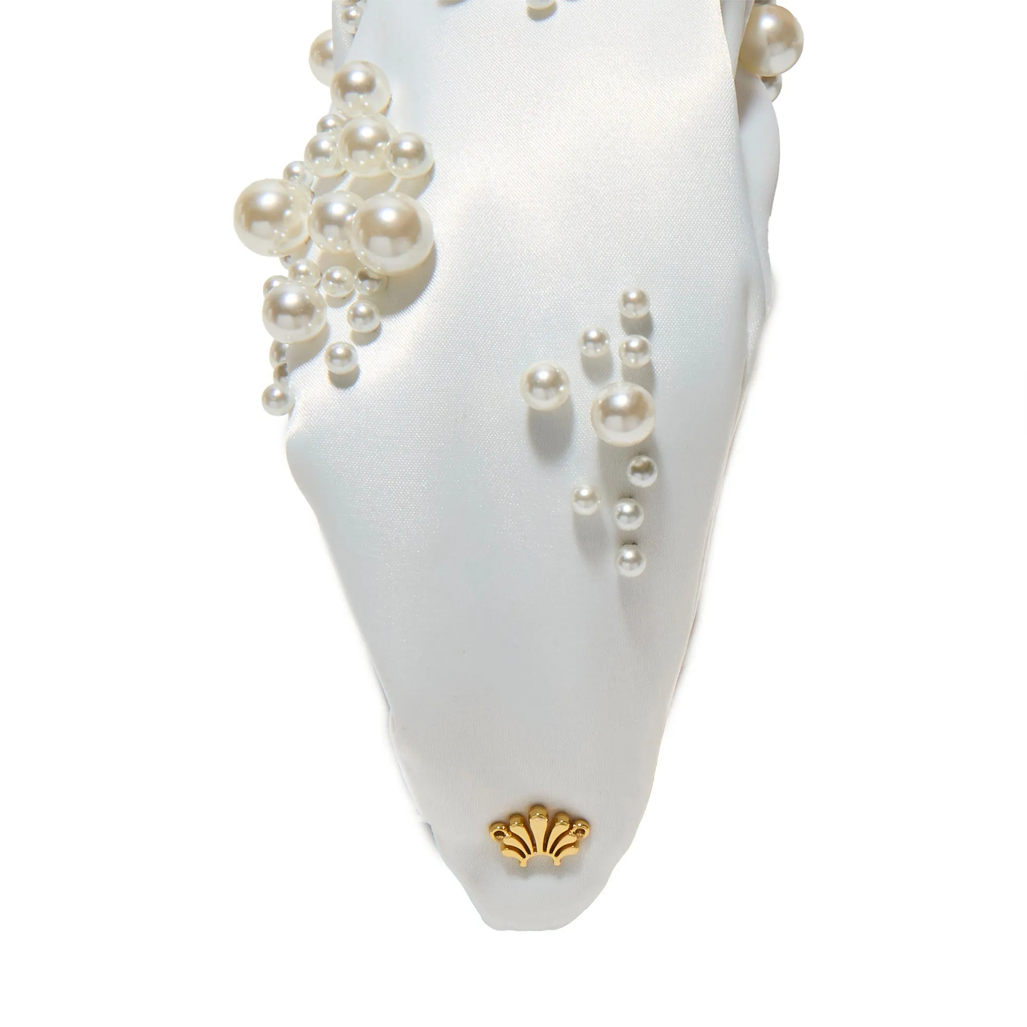 IVORY MARCHESA BRIDAL X LELE SADOUGHI PEARL GRETA HEADBAND sold by Marchesa