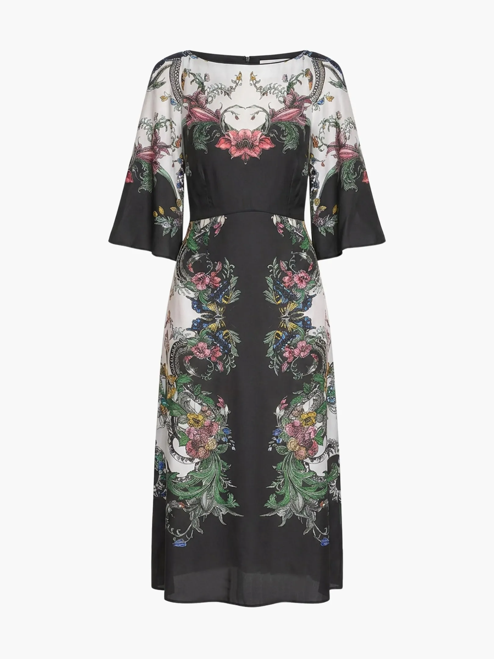Garden of Eve Billowy Twill Empire Midi Dress sold by Marchesa product image thumbnail 5
