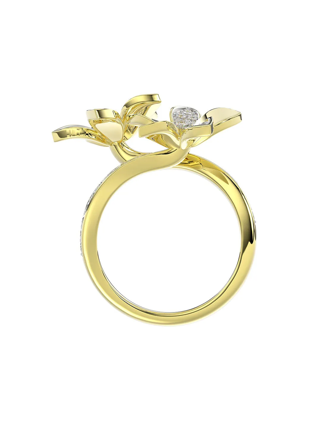Wild Flower Yellow Gold Ring sold by Marchesa product image thumbnail 2