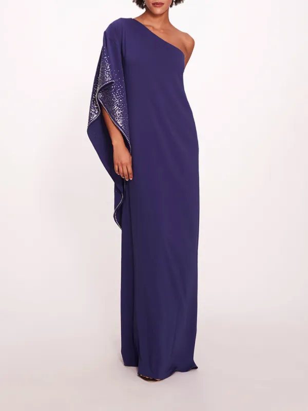 One Shoulder Kaftan sold by Marchesa