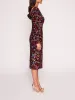 Sequin Bouquets Midi Dress sold by Marchesa