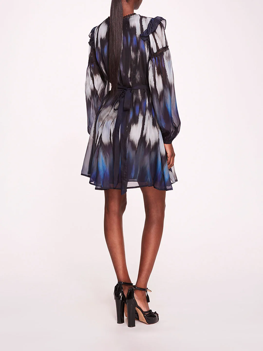 Abstract Viscose Mini Dress sold by Marchesa product image thumbnail 2