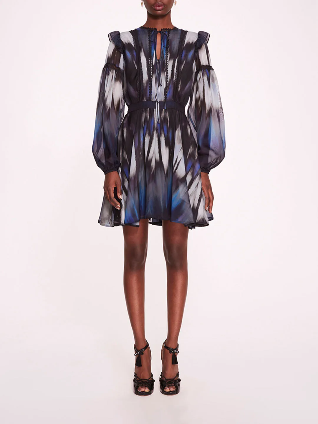 Abstract Viscose Mini Dress sold by Marchesa