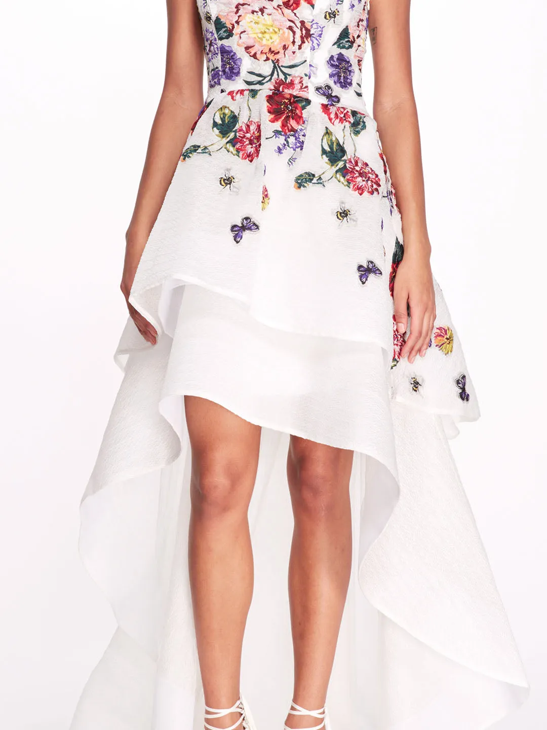 One Shoulder Floral Gown sold by Marchesa product image thumbnail 4