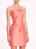 Floral Mikado Mini Dress sold by Marchesa