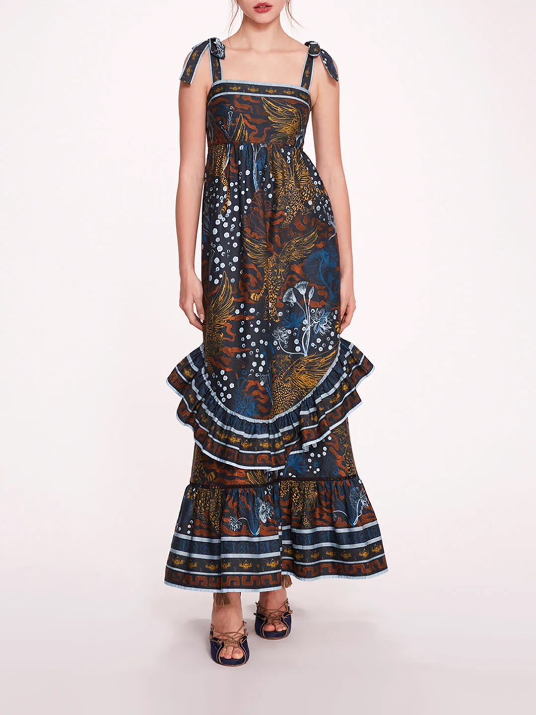 Flying Cheetah Maxi Dress sold by Marchesa