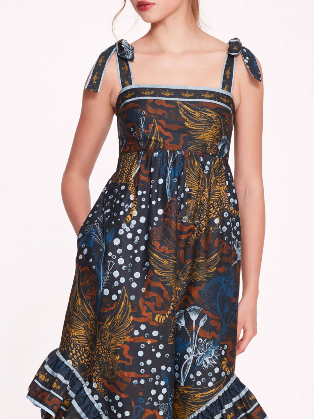 Flying Cheetah Maxi Dress sold by Marchesa product image thumbnail 4