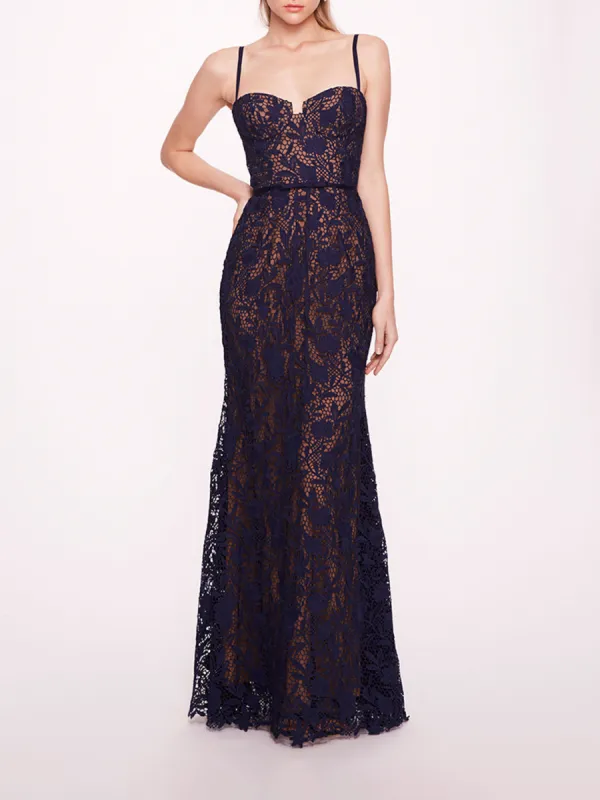 Lace Mermaid Gown sold by Marchesa