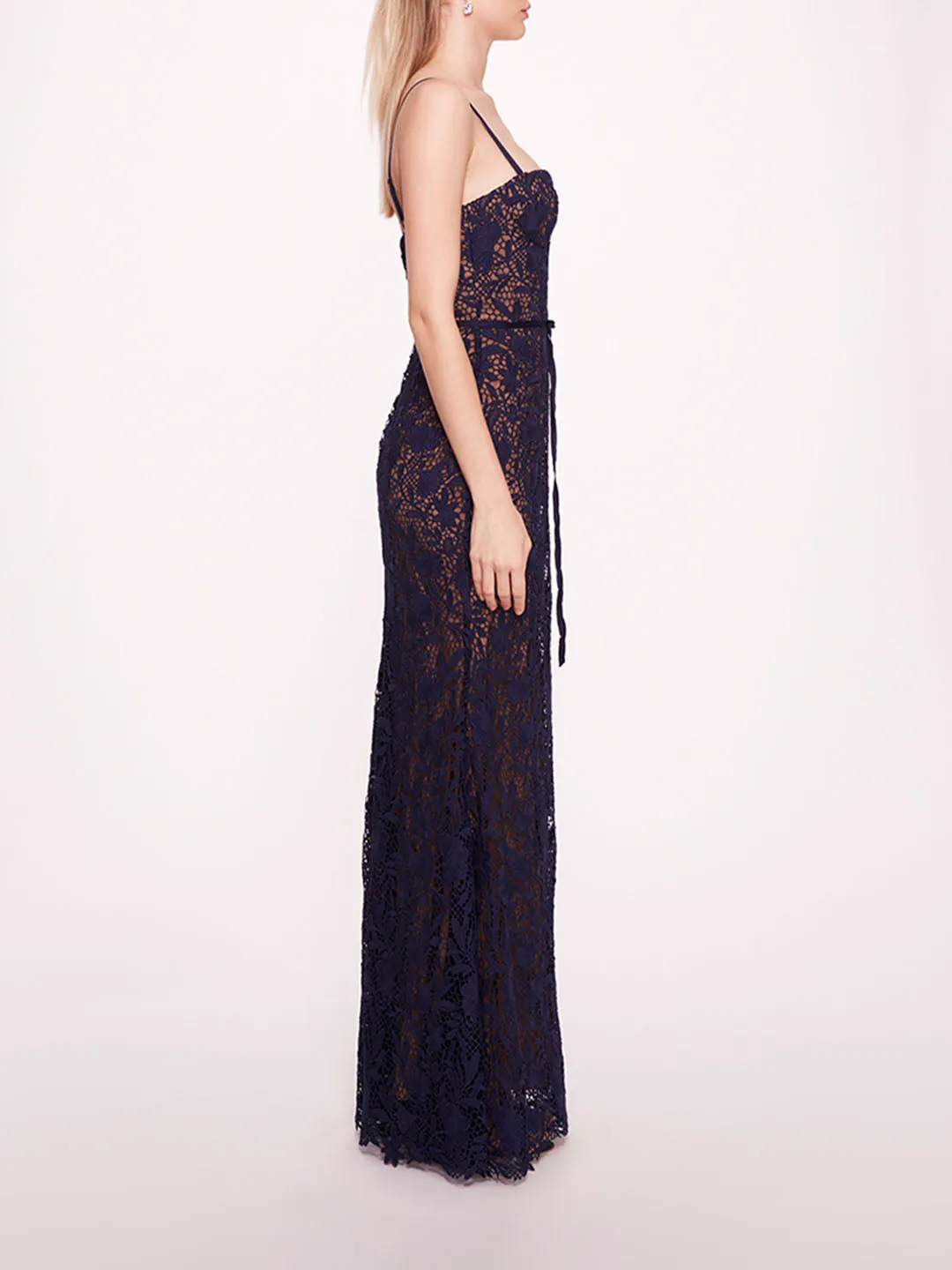 Lace Mermaid Gown sold by Marchesa product image thumbnail 3