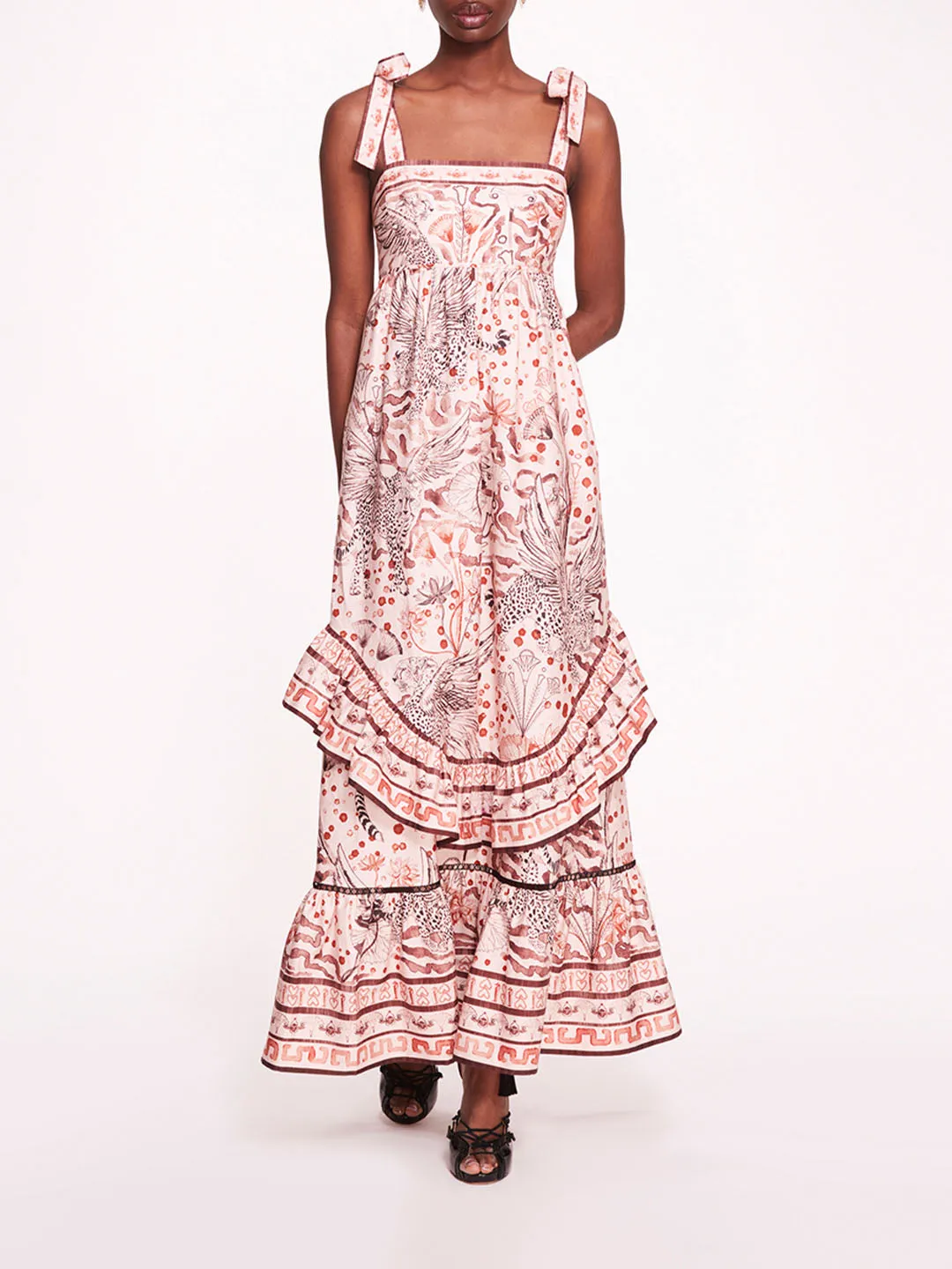 Flying Cheetah Maxi Dress sold by Marchesa