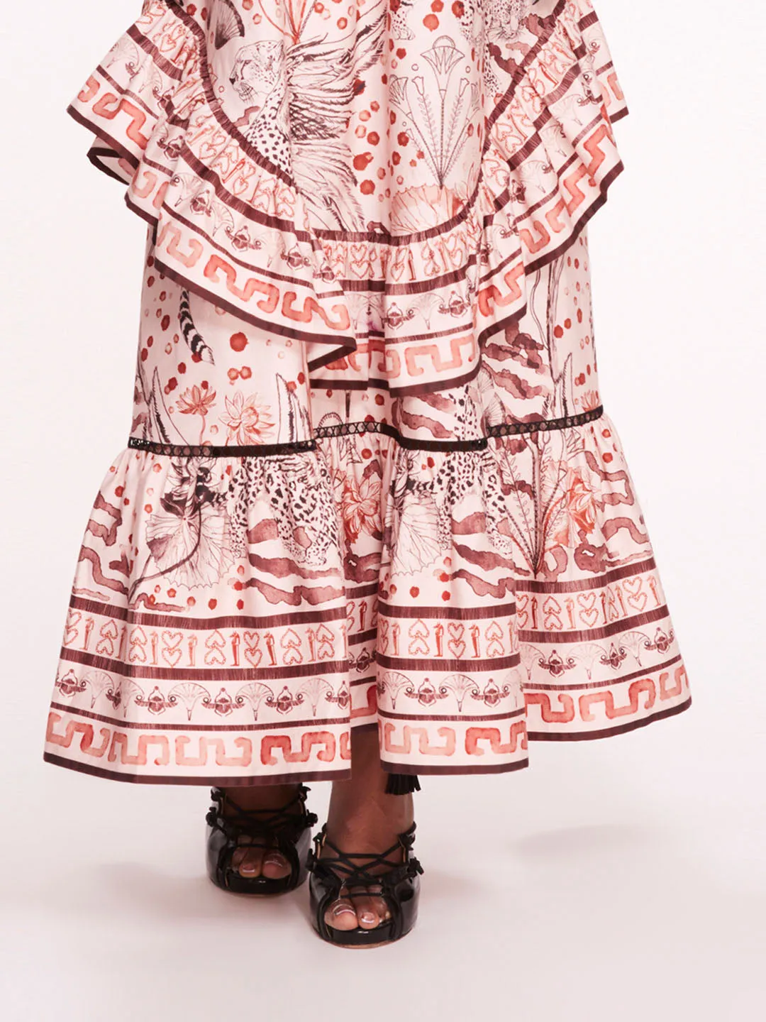 Flying Cheetah Maxi Dress sold by Marchesa product image thumbnail 4