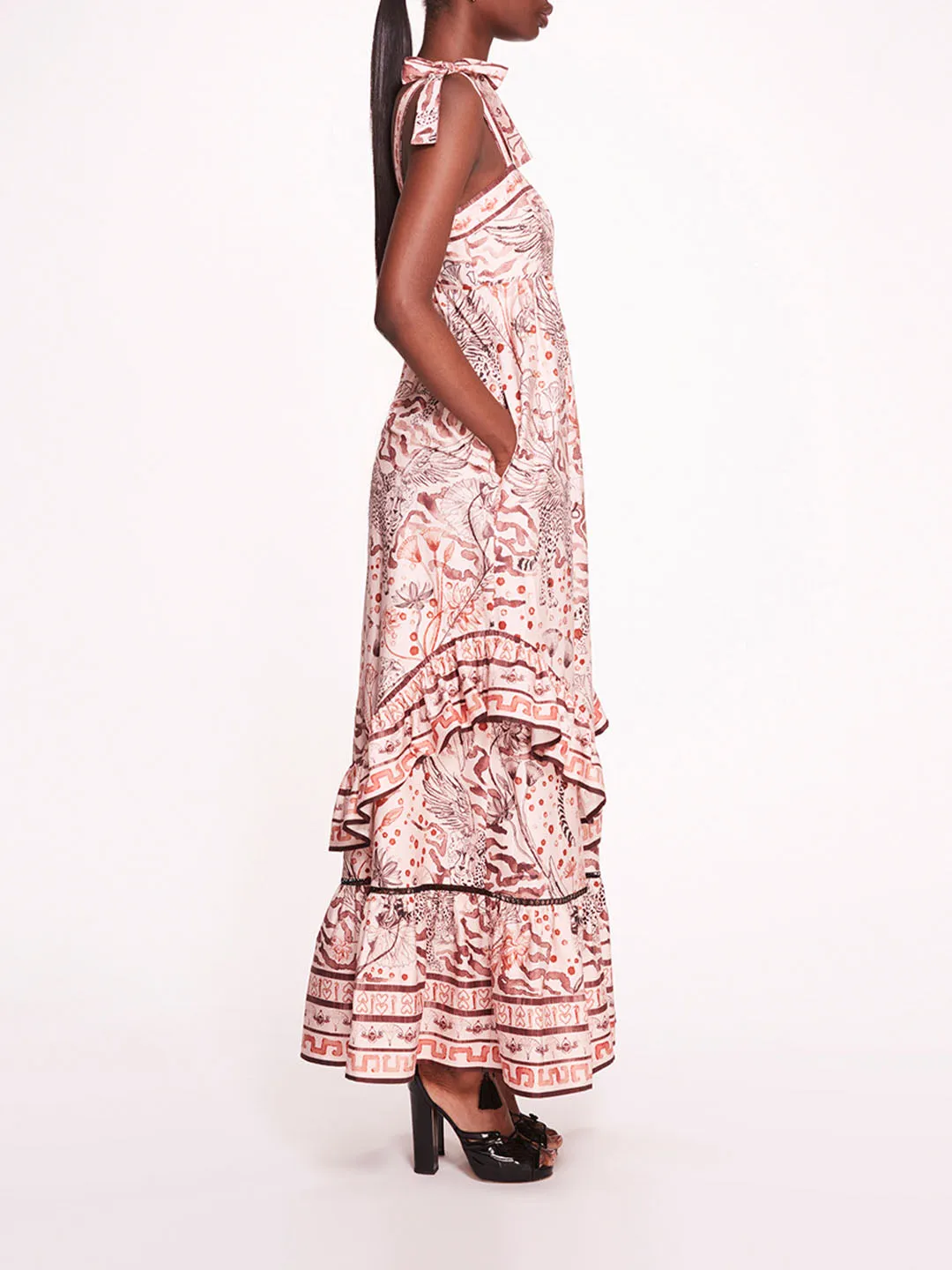 Flying Cheetah Maxi Dress sold by Marchesa product image thumbnail 3