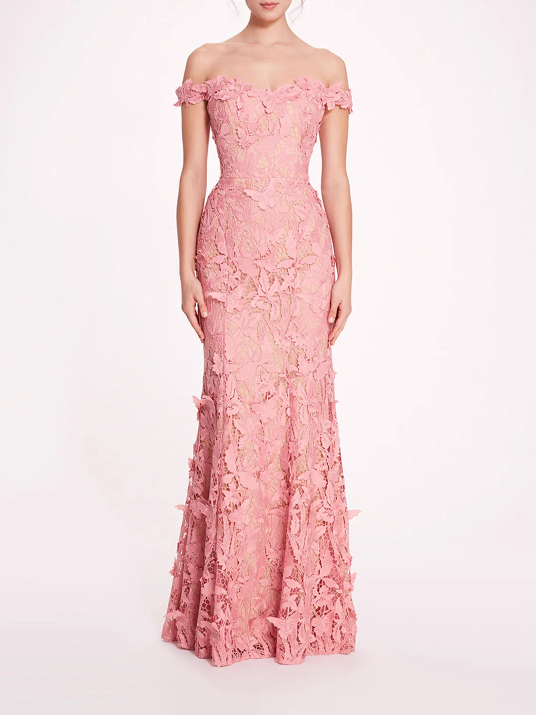 Organic Lace Gown sold by Marchesa