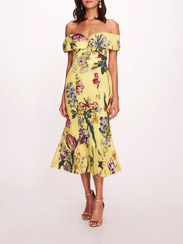 Alexander Midi Dress sold by Marchesa