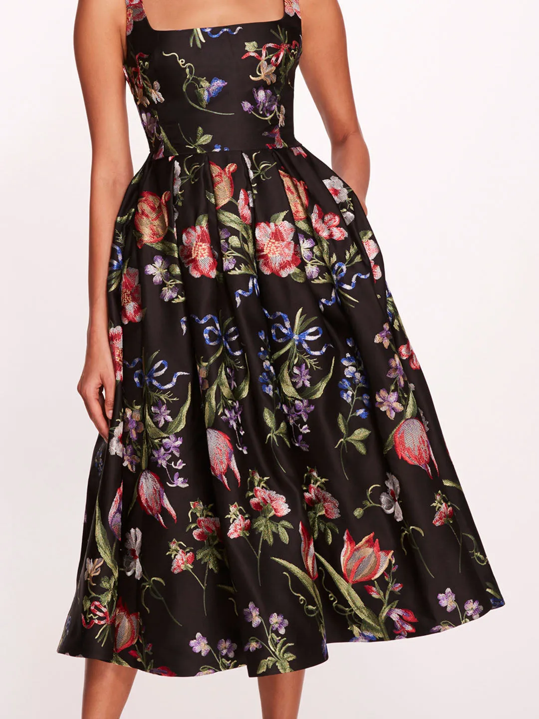 Alex Midi Dress sold by Marchesa product image thumbnail 4