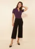 Carrie Black Ponte Wide Leg sold by Margaret M