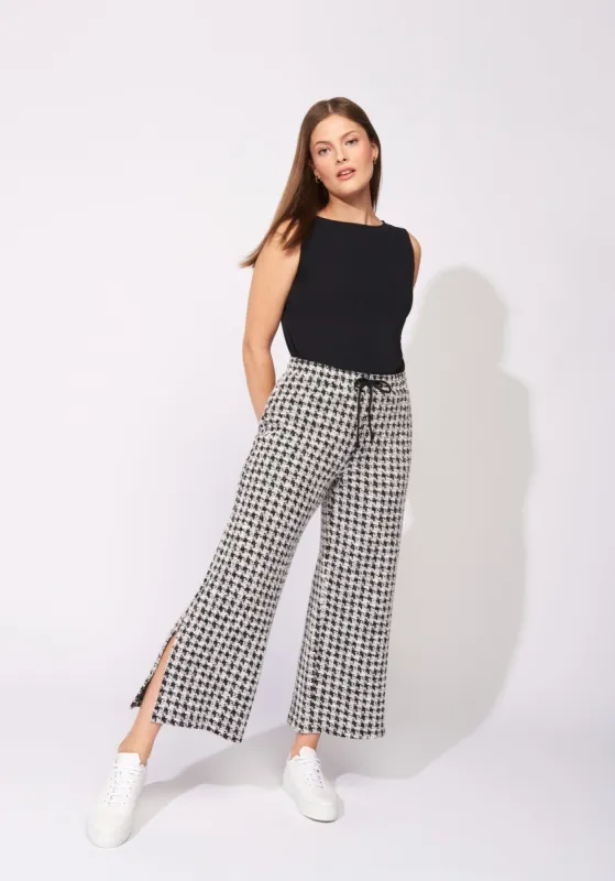 Amelia houndstooth knit pant sold by Margaret M