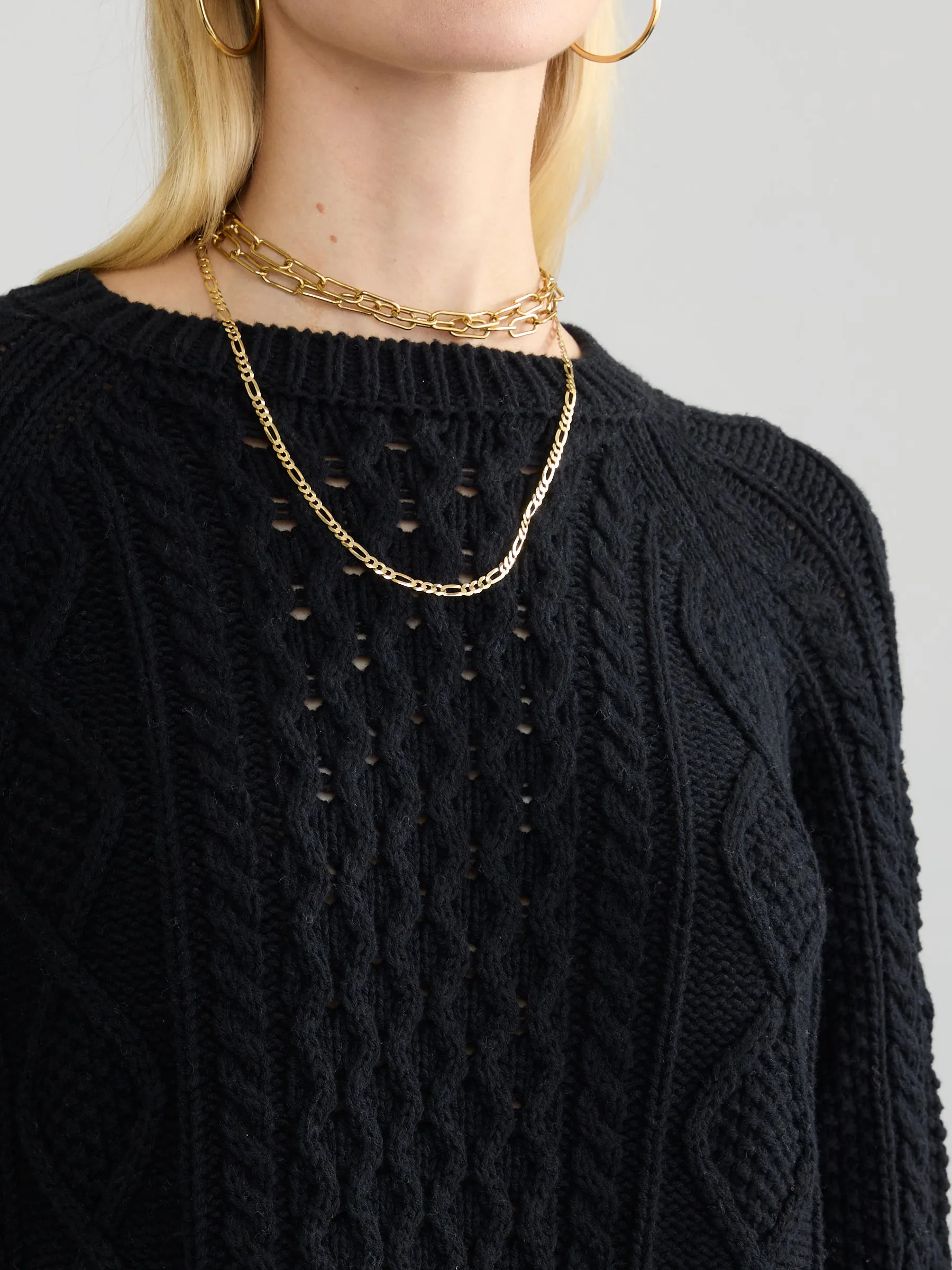 DEIDRE CABLE PULLOVER sold by Margaret O'Leary product image thumbnail 4