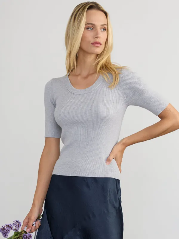 SILK-COTTON TEE sold by Margaret O'Leary