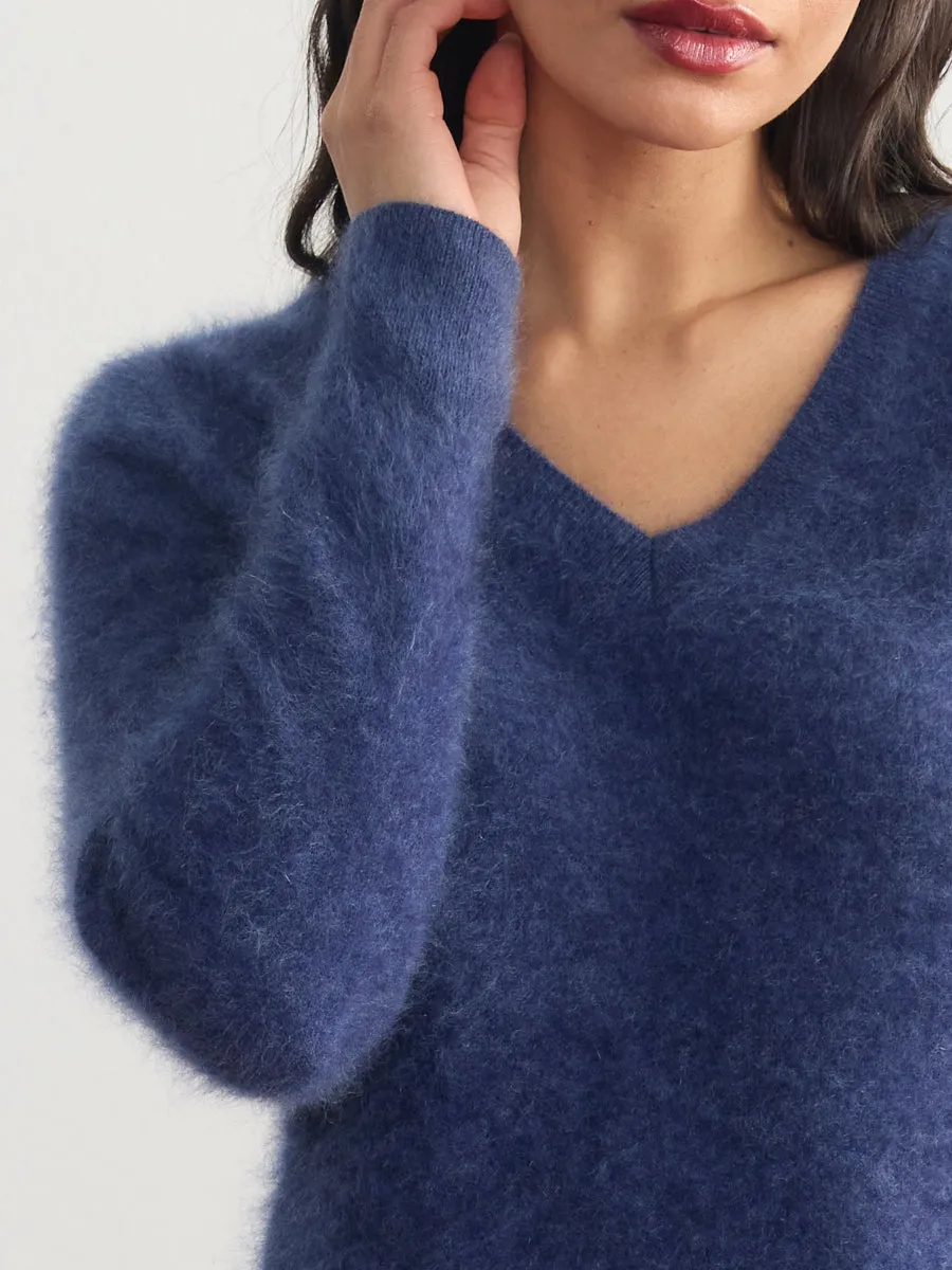 BRUSHED CASHMERE VEE sold by Margaret O'Leary product image thumbnail 2