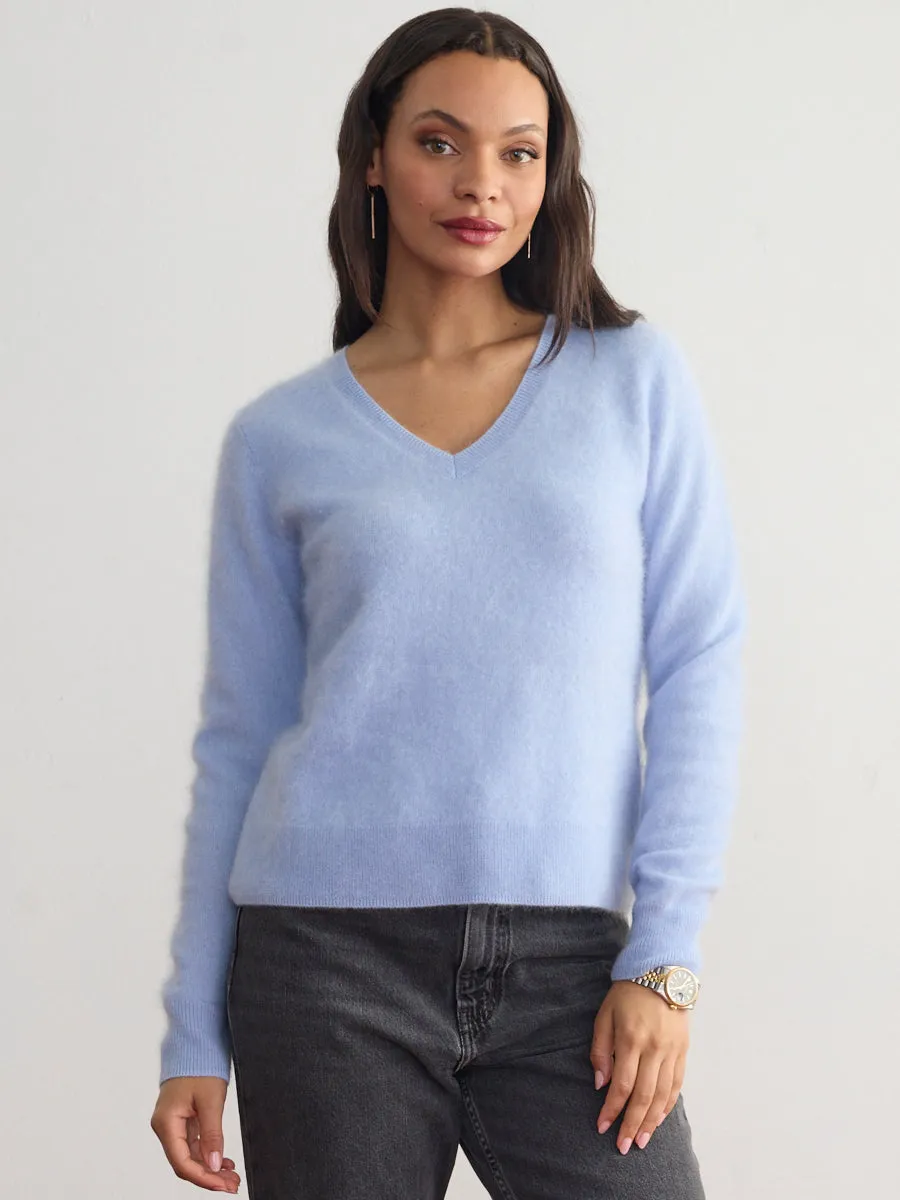 BRUSHED CASHMERE VEE sold by Margaret O'Leary