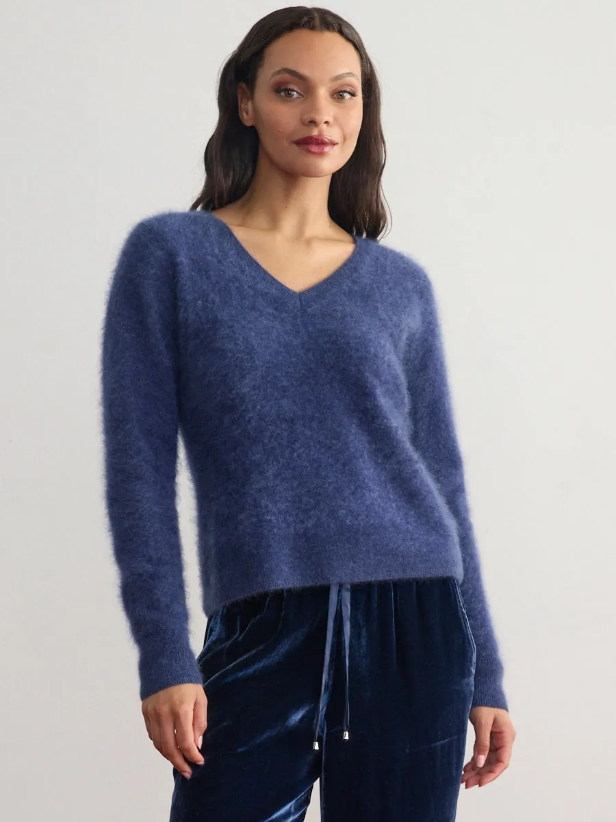 BRUSHED CASHMERE VEE sold by Margaret O'Leary product image thumbnail 3