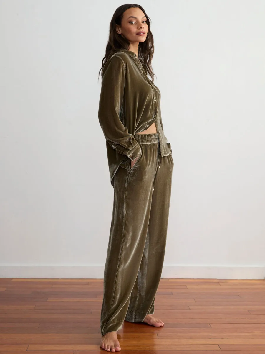 VELVET PULL-ON PANT sold by Margaret O'Leary product image thumbnail 3