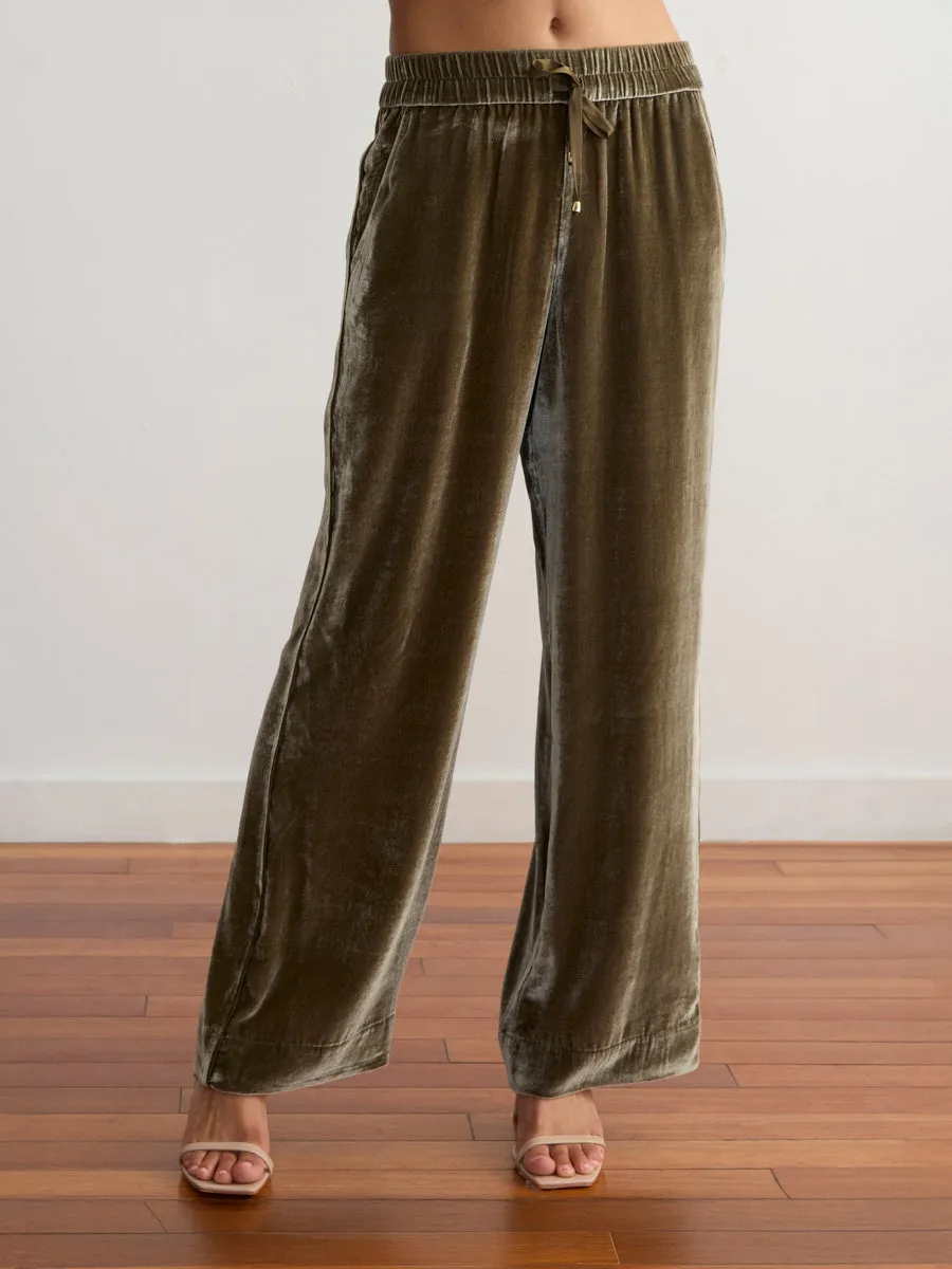 VELVET PULL-ON PANT sold by Margaret O'Leary product image thumbnail 4