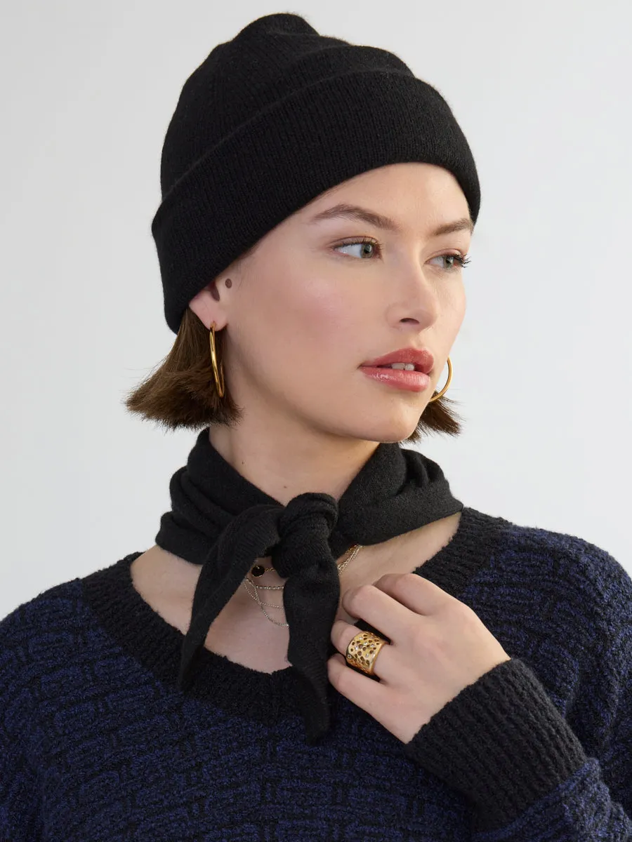 DOUBLE CASHMERE BEANIE sold by Margaret O'Leary product image thumbnail 2