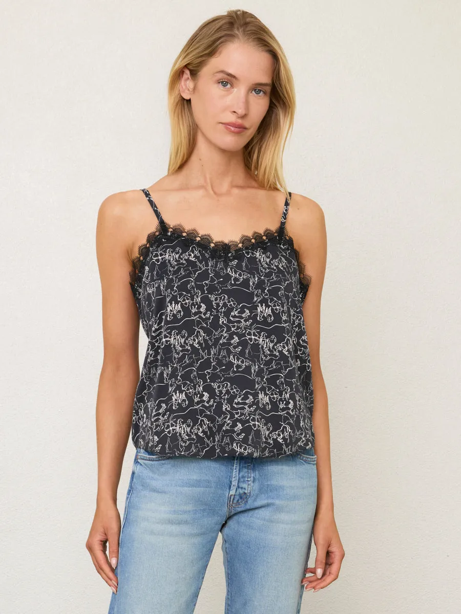 LACE SILK CAMI sold by Margaret O'Leary product image thumbnail 5