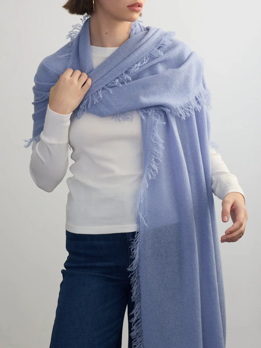 CASHMERE FRINGE SCARF sold by Margaret O'Leary product image thumbnail 4