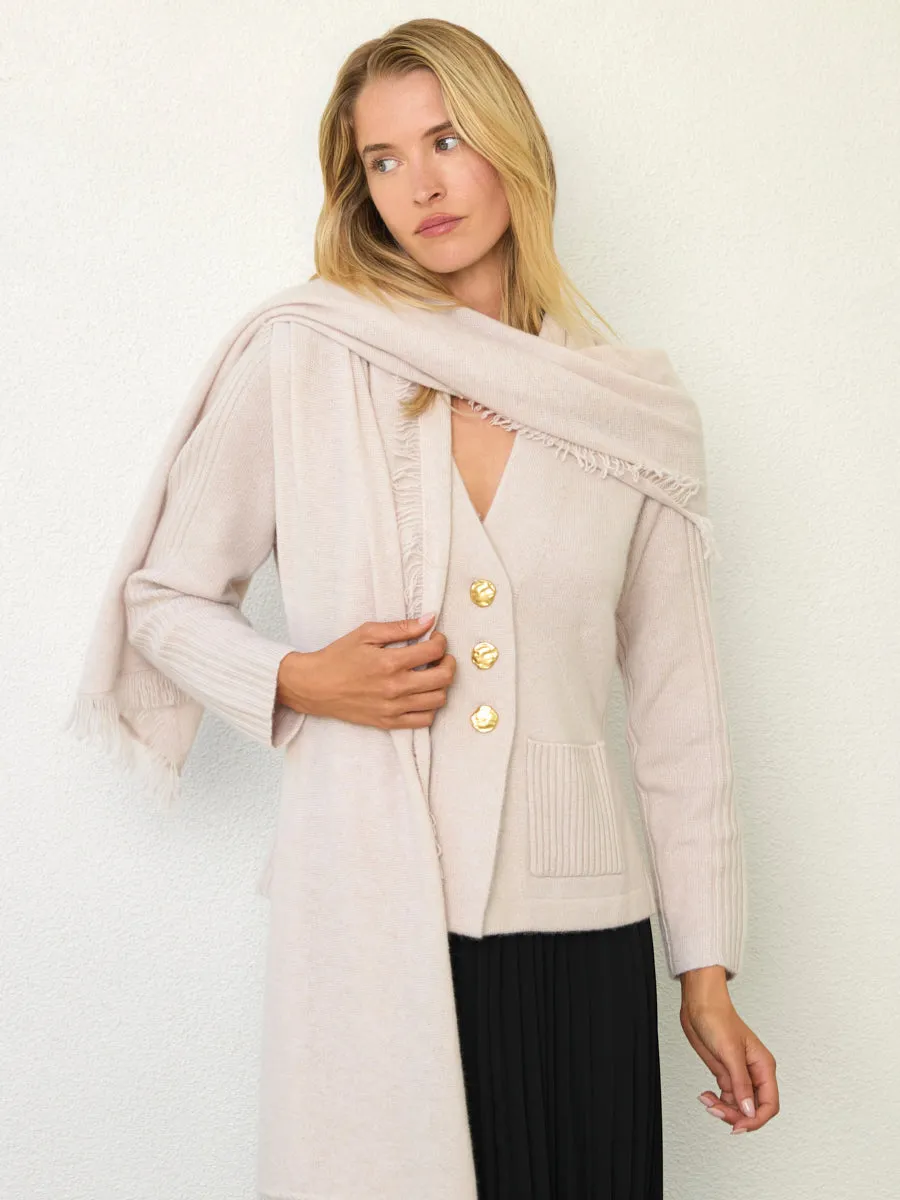 CASHMERE FRINGE SCARF sold by Margaret O'Leary product image thumbnail 2