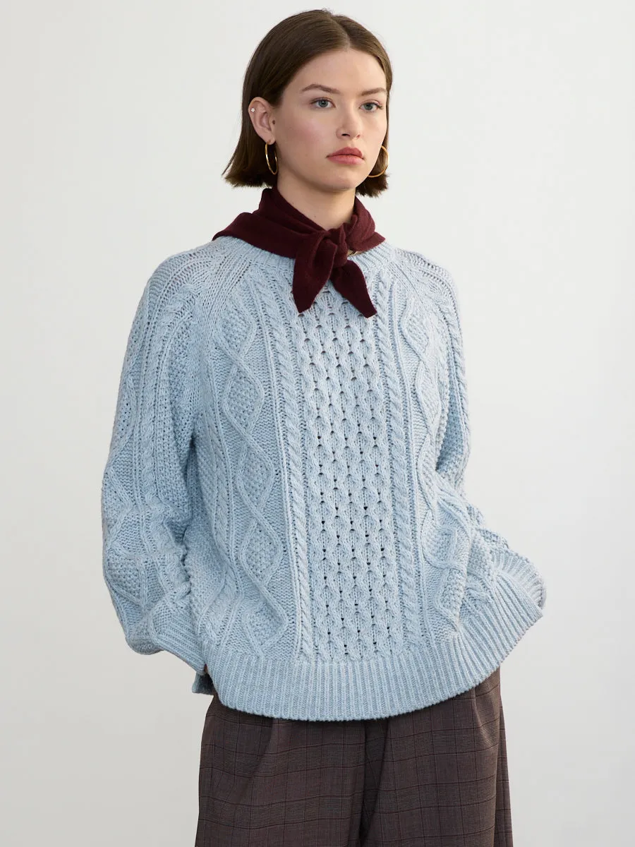DEIDRE CABLE PULLOVER sold by Margaret O'Leary product image thumbnail 3