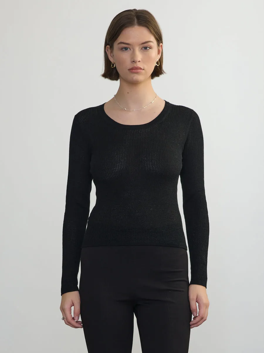 SCOOP NECK PULLOVER sold by Margaret O'Leary product image thumbnail 2