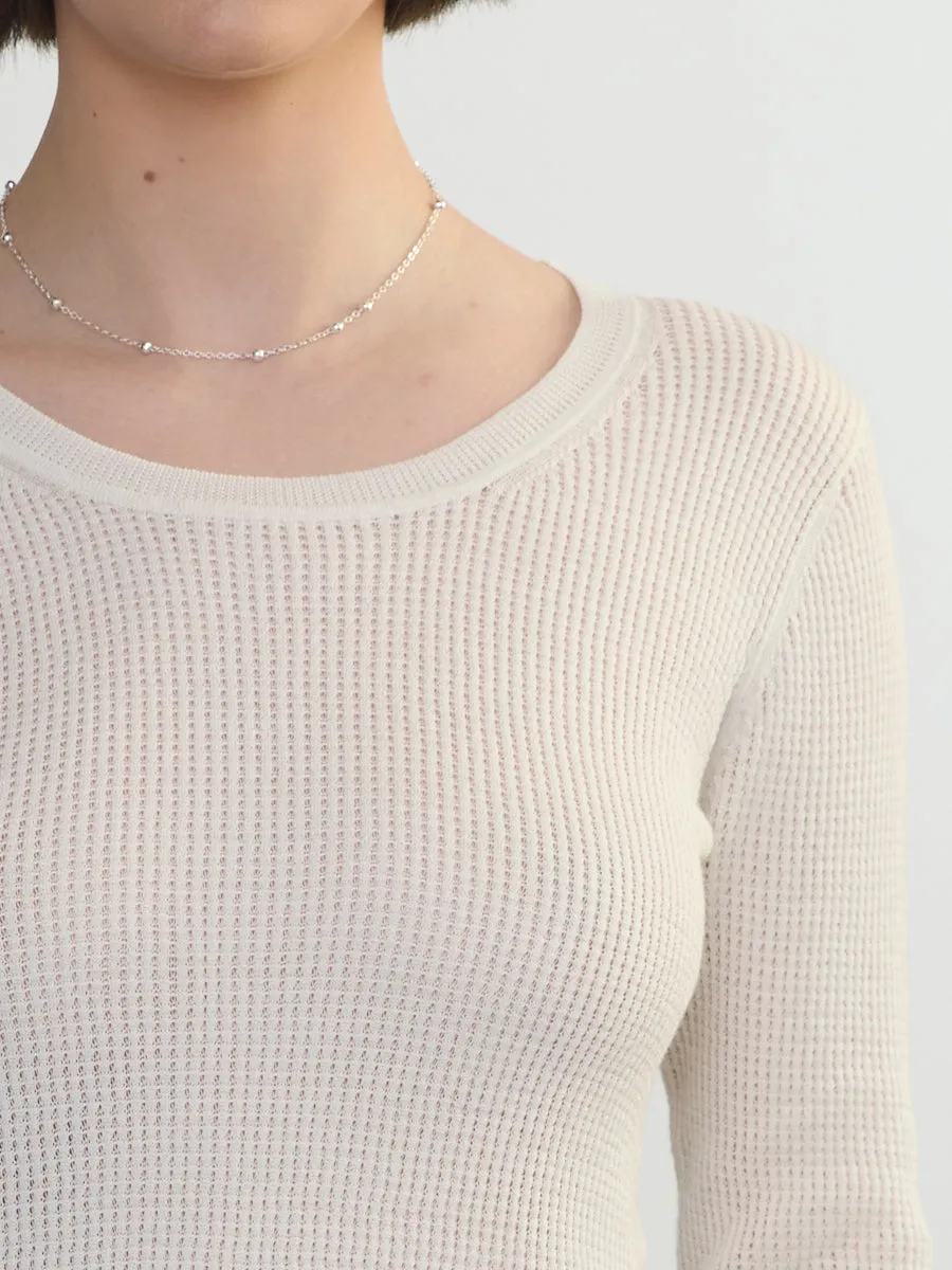 SCOOP NECK PULLOVER sold by Margaret O'Leary product image thumbnail 3