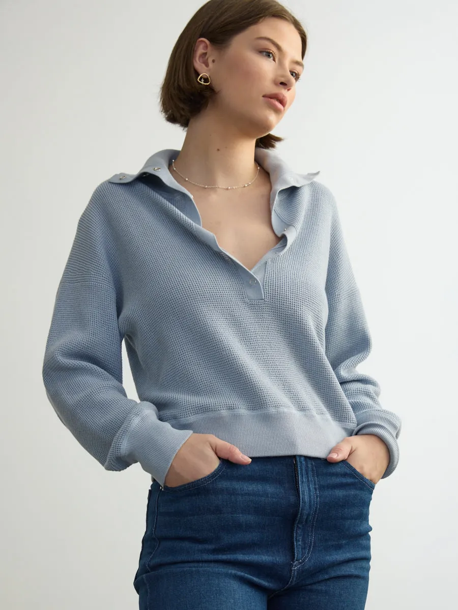 HENLEY WEDGY PULLOVER sold by Margaret O'Leary product image thumbnail 3