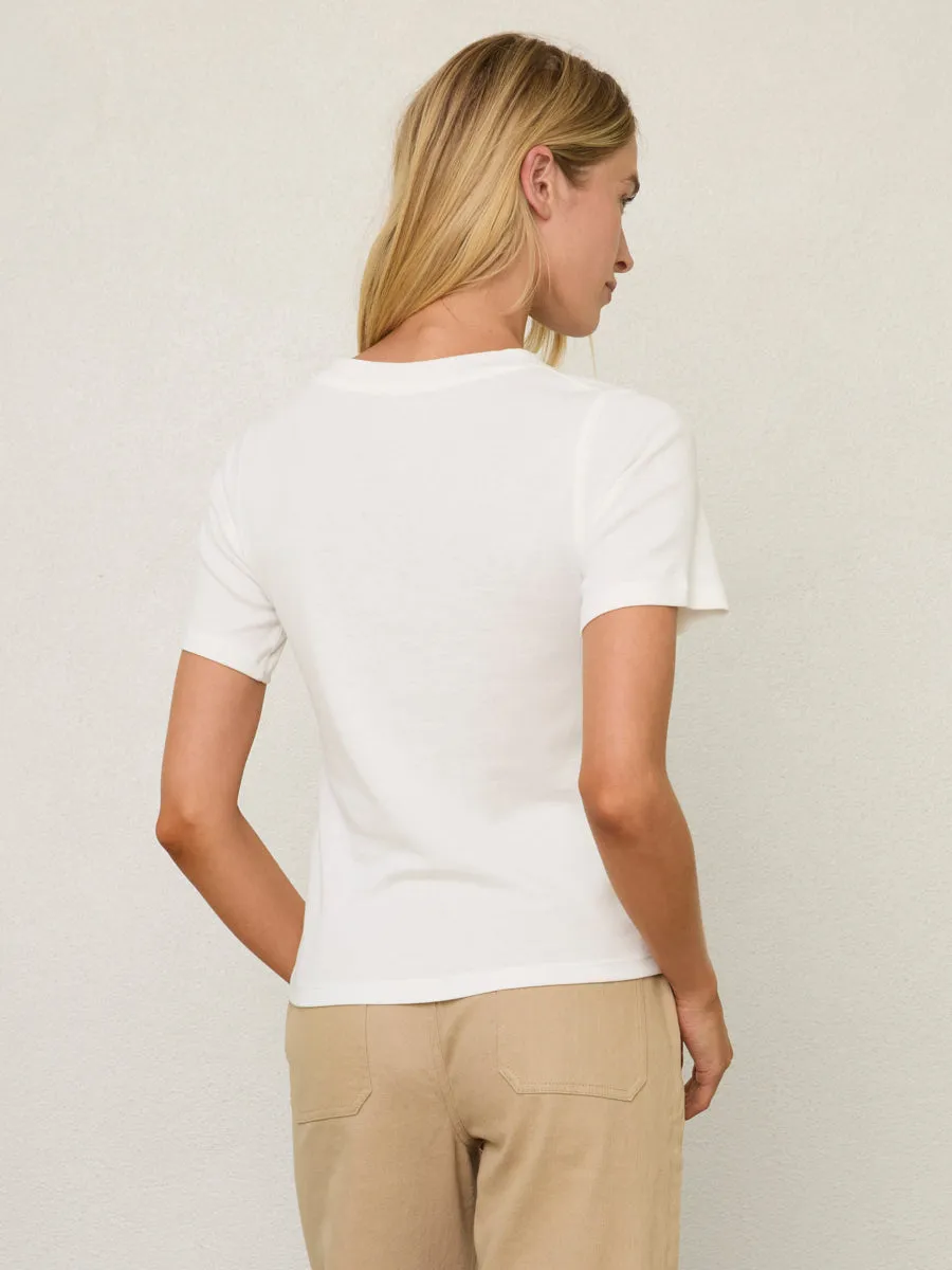 SHORT SLEEVE RIB TEE sold by Margaret O'Leary product image thumbnail 5