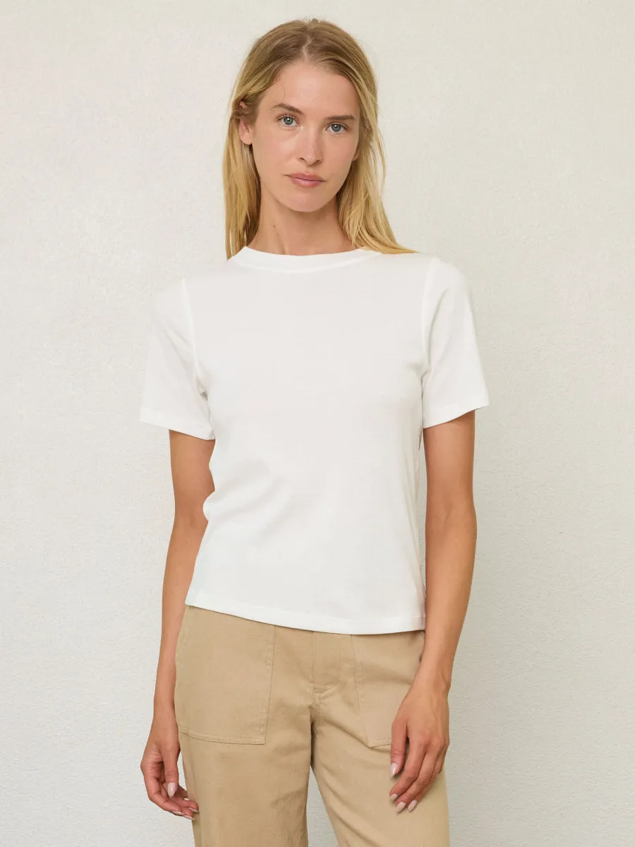 SHORT SLEEVE RIB TEE sold by Margaret O'Leary product image thumbnail 3