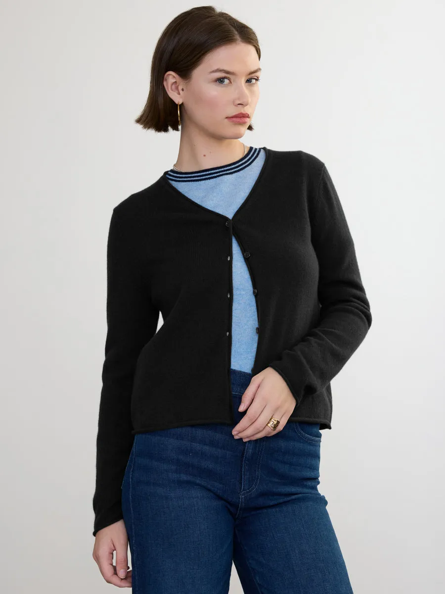 CASHMERE VEE CARDIGAN sold by Margaret O'Leary product image thumbnail 2