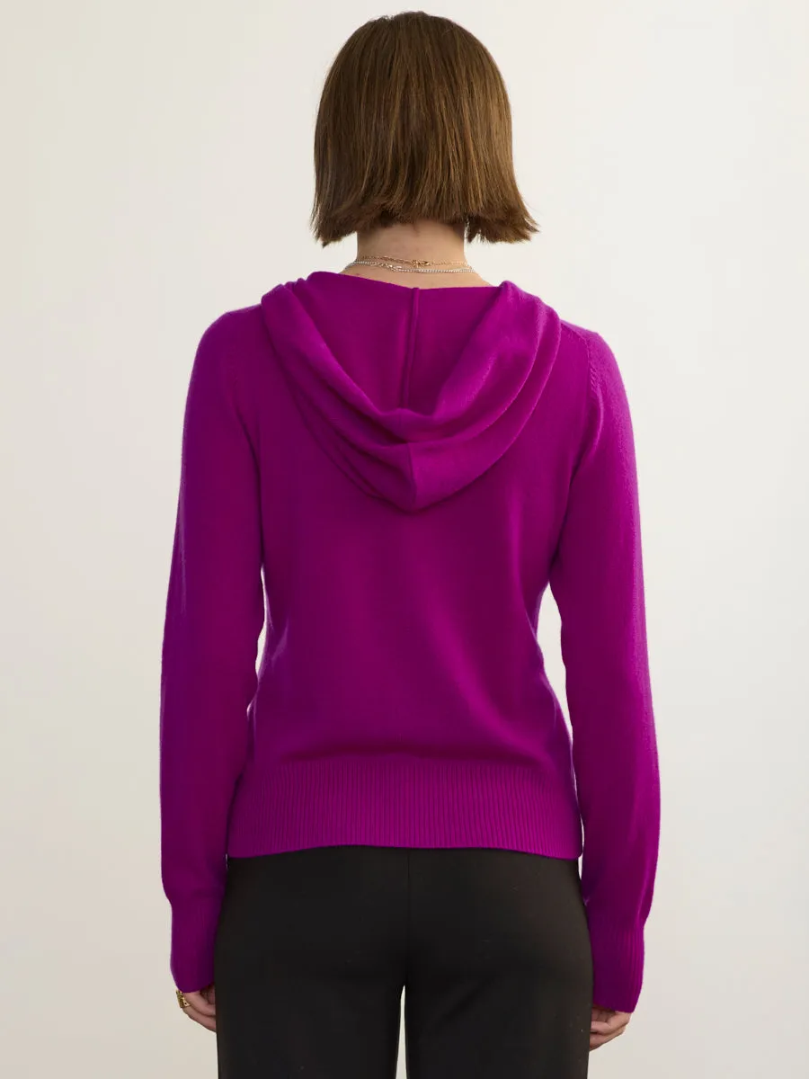 FITTED CASHMERE HOODIE sold by Margaret O'Leary product image thumbnail 4
