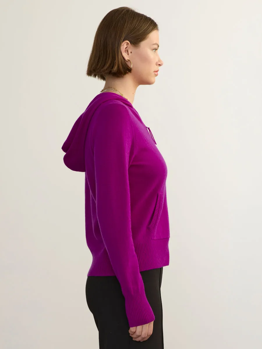 FITTED CASHMERE HOODIE sold by Margaret O'Leary product image thumbnail 5