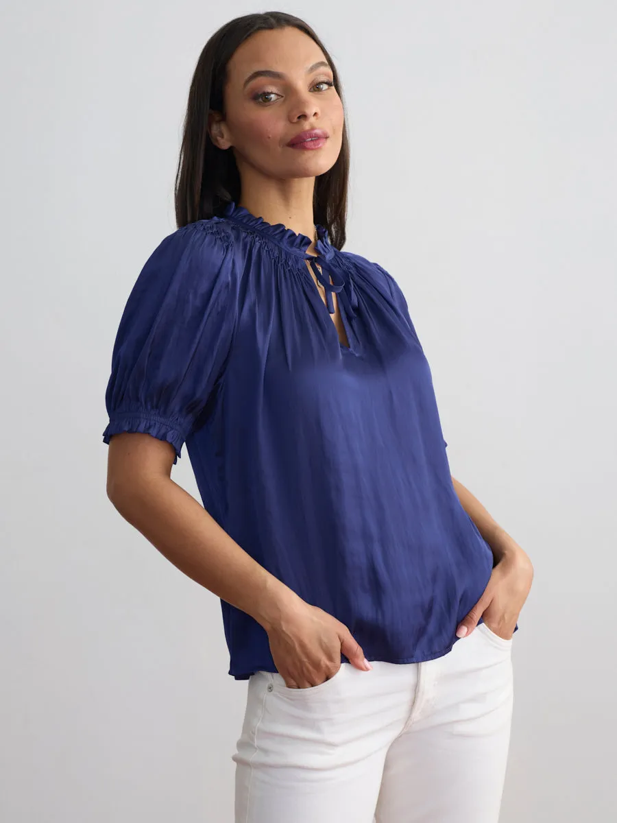 SMOCK NECK BLOUSE sold by Margaret O'Leary product image thumbnail 3