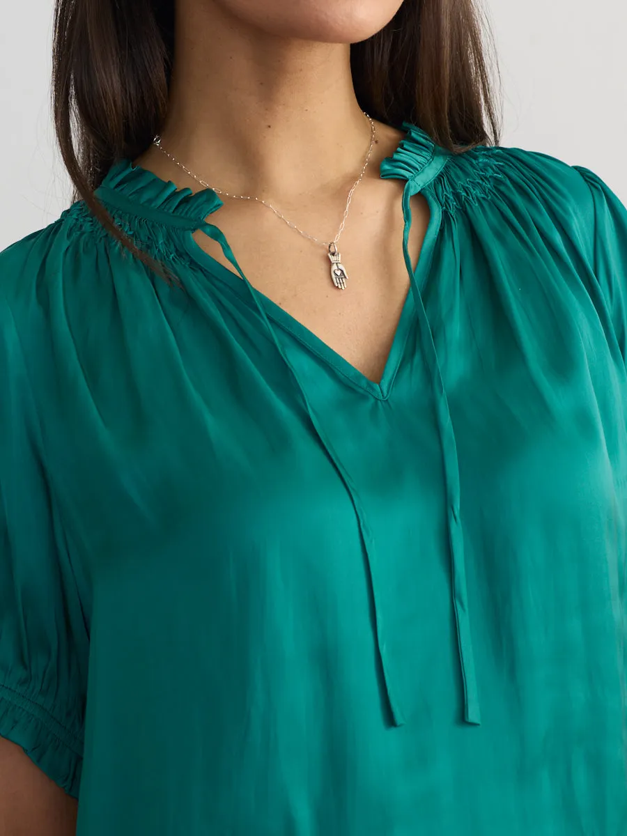 SMOCK NECK BLOUSE sold by Margaret O'Leary product image thumbnail 2