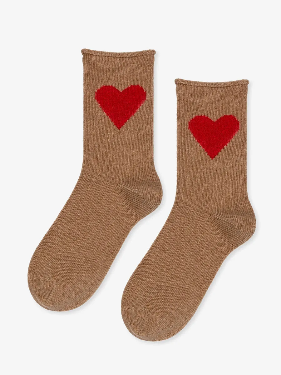 LOVE CASHMERE CREW SOCK sold by Margaret O'Leary product image thumbnail 5