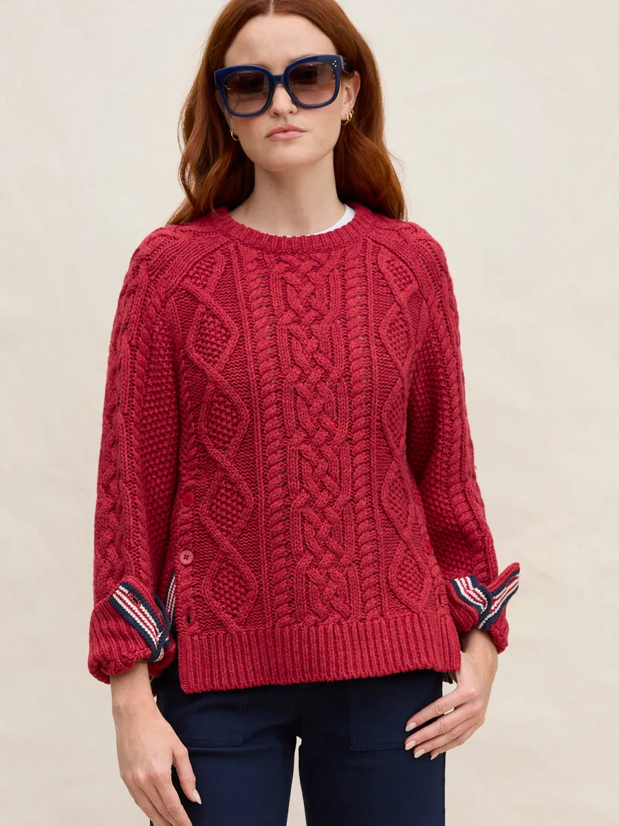 NAUTICAL CABLE PULLOVER sold by Margaret O'Leary product image thumbnail 3