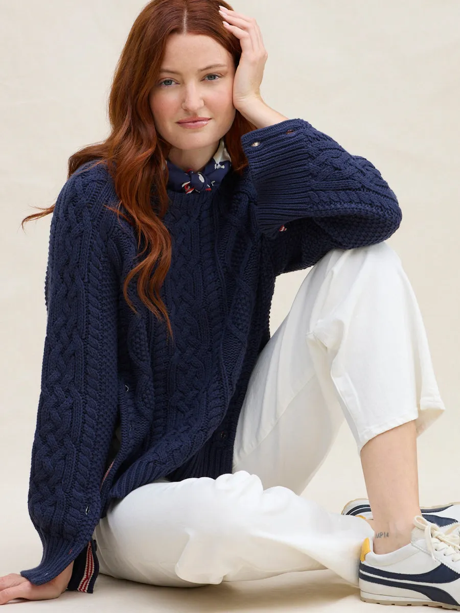 NAUTICAL CABLE PULLOVER sold by Margaret O'Leary product image thumbnail 5