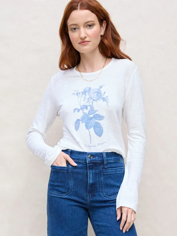 SLOANE LINEN L/S TEE made by Margaret O'Leary