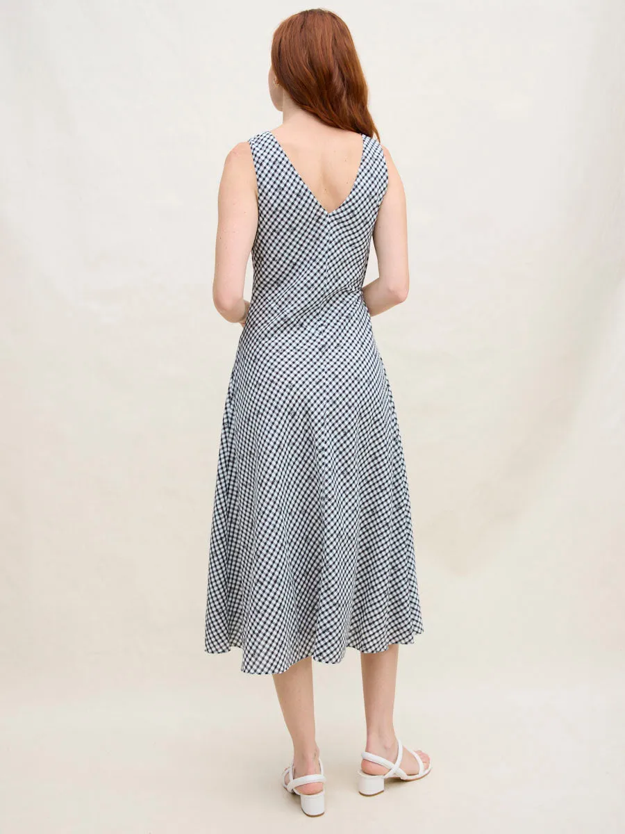 GINGHAM DARYA DRESS sold by Margaret O'Leary product image thumbnail 4